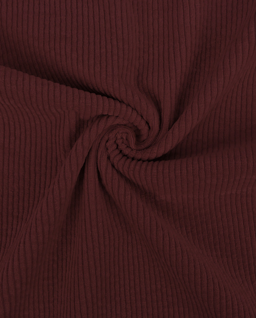 Ribcord Stretch Washed : 5810 : 1119 : Dark Bordeaux