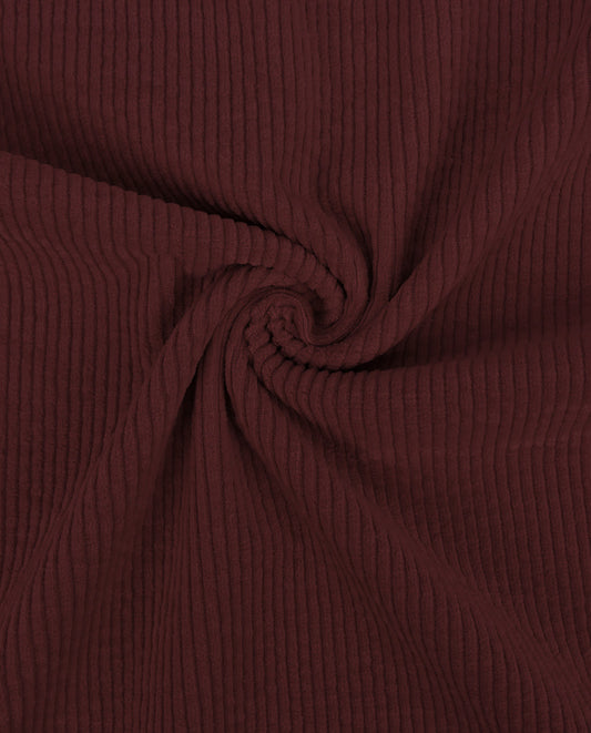 Ribcord Stretch Washed : 5810 : 1119 : Dark Bordeaux