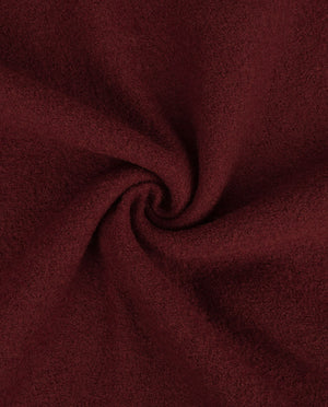 Boiled Wool : 4812 : 819 : Dark Bordeaux