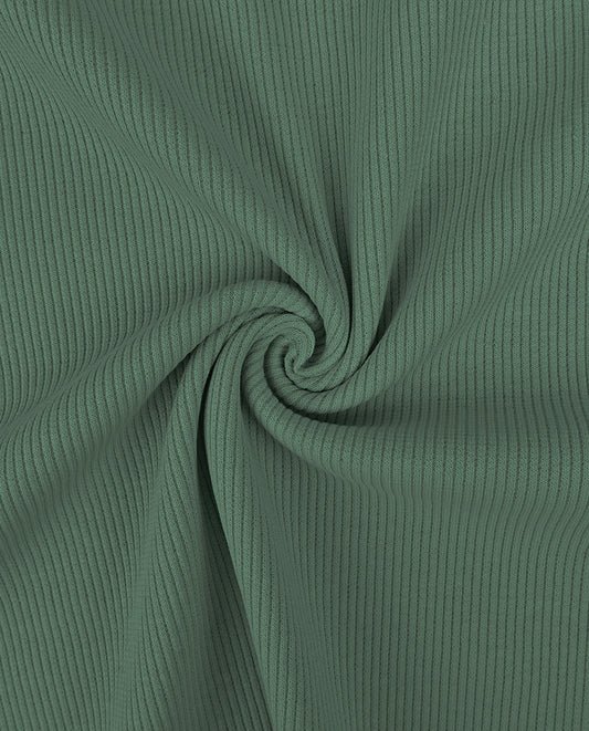 (In Stock) Rib Jersey : 4876 : 1707 : Petrol (by the half yard)