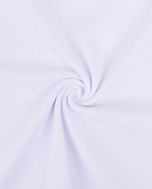 Rib Jersey : 4876 : 50 : White