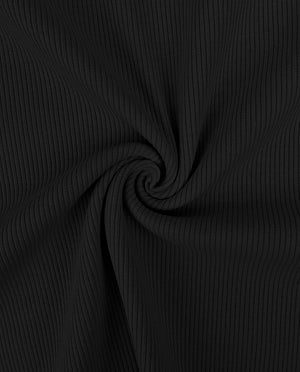 Rib Jersey : 4876 : 69 : Black