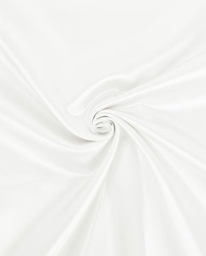 Satin Plain : 9049 : 50 : White
