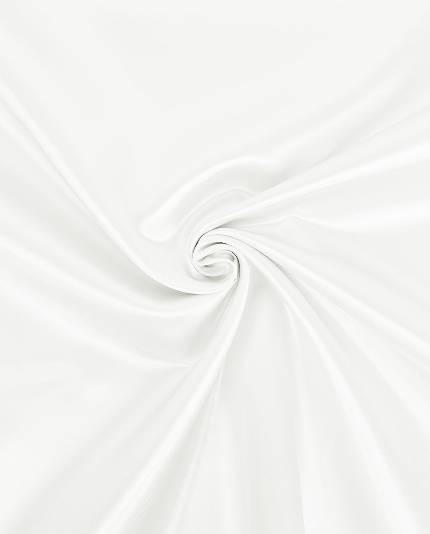 Satin Plain : 9049 : 50 : White