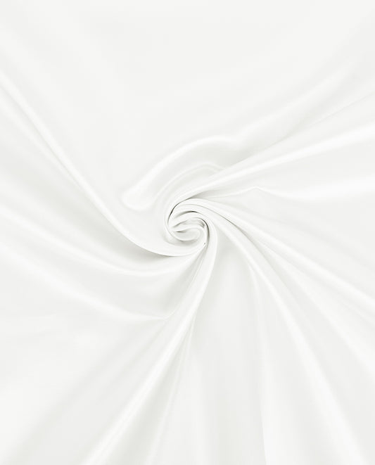 Satin Plain : 9049 : 50 : White