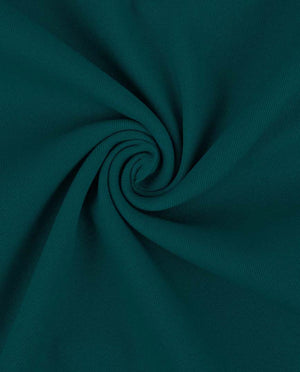 Peach Cotton Stretch : 5076 : 1106 : Petrol