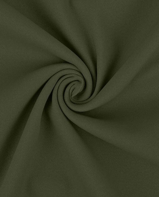 Peach Cotton Stretch : 5076 : 28 : Army Green