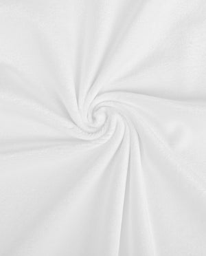 Minky Plain : 5180 : 50 : White