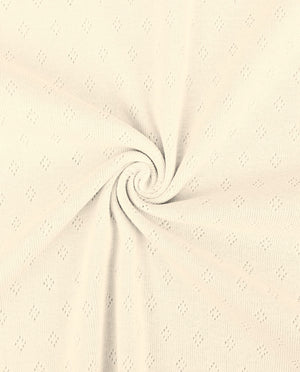 Pointelle Jersey : 4693 : 51 : Off White