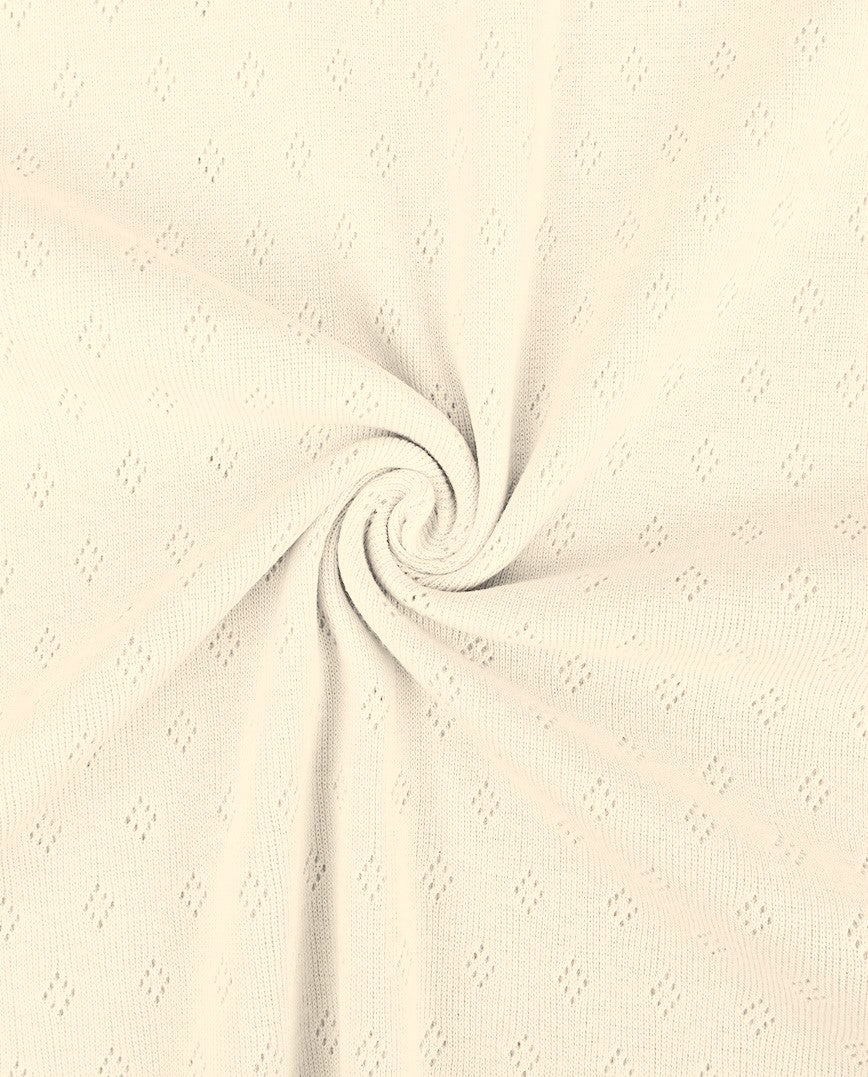 Pointelle Jersey : 4693 : 51 : Off White