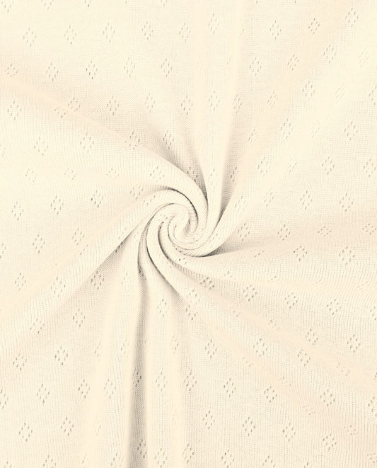 Pointelle Jersey : 4693 : 51 : Off White
