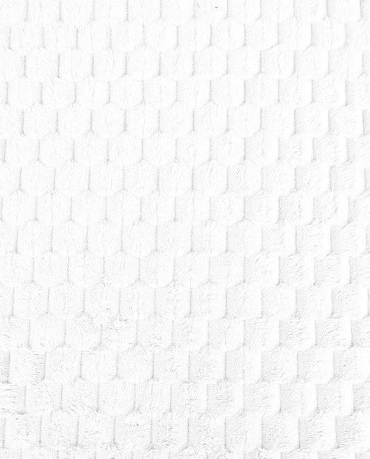 Honeycomb Fur : 5398 : 50 : White