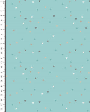 Poplin Rotation Toff Stars : 5472 : 1203 : Light Mint