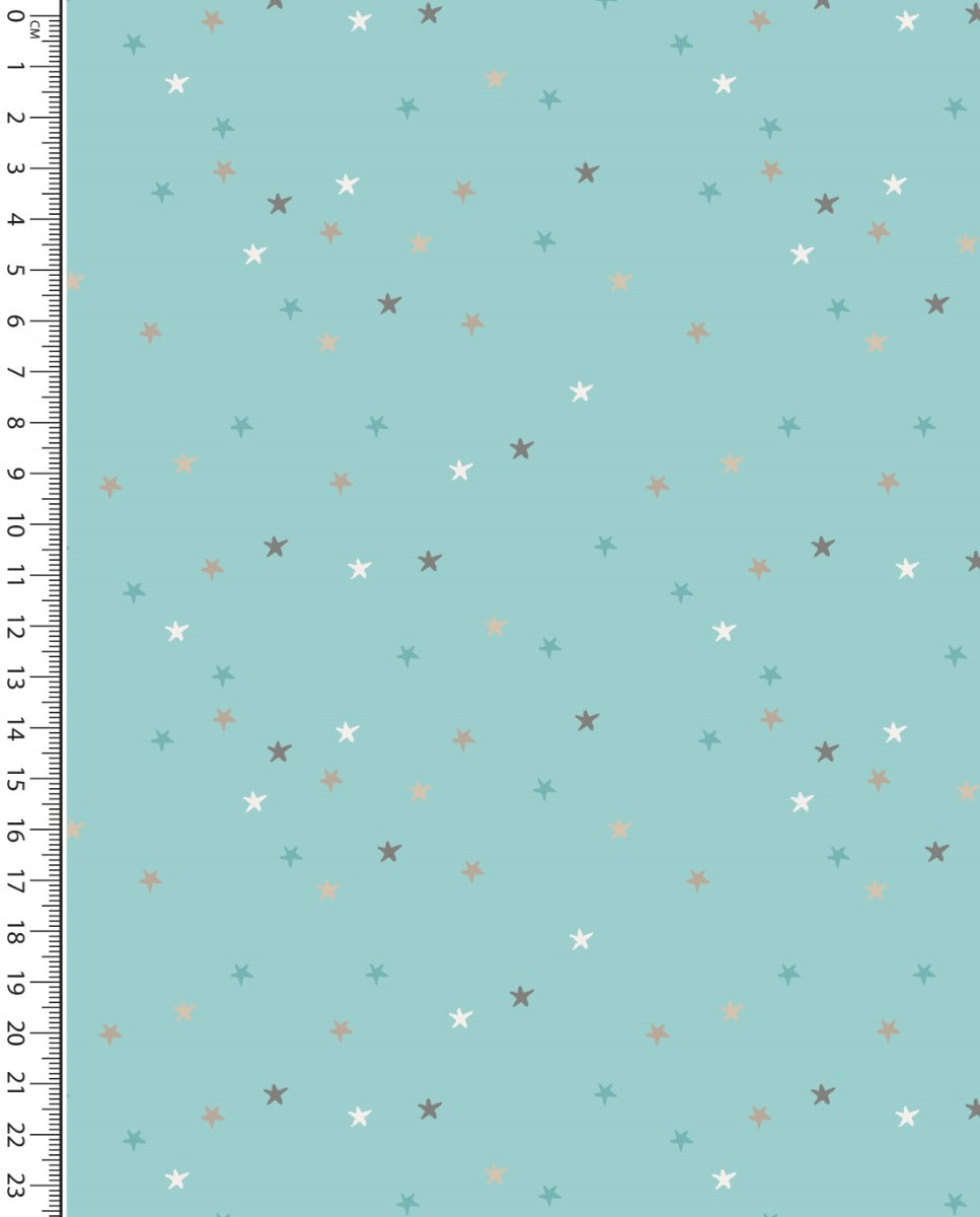 Poplin Rotation Toff Stars : 5472 : 1203 : Light Mint