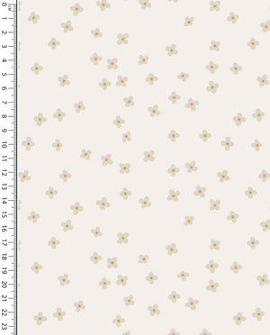 Poplin Rotation Toff Little Flowers : 5473 : 151 : Ecru