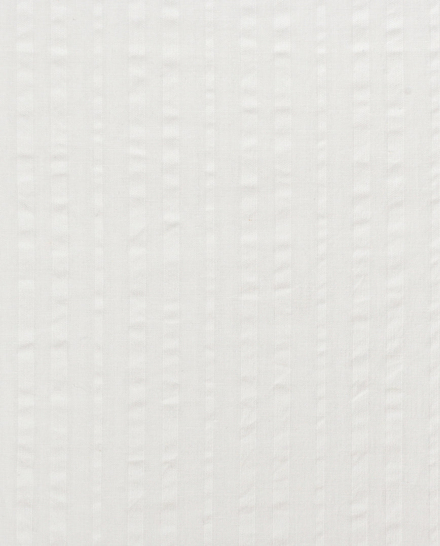 Seersucker Stripe : 5496 : 50 : White