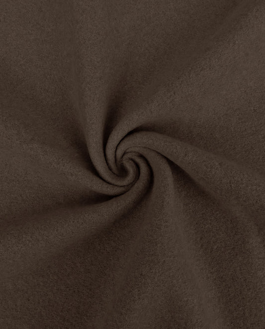 Molton Fleece : 5549 : 1658 : Dark Brown