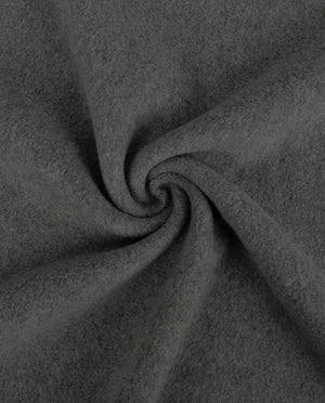 Molton Fleece : 5549 : 168 : Dark Grey