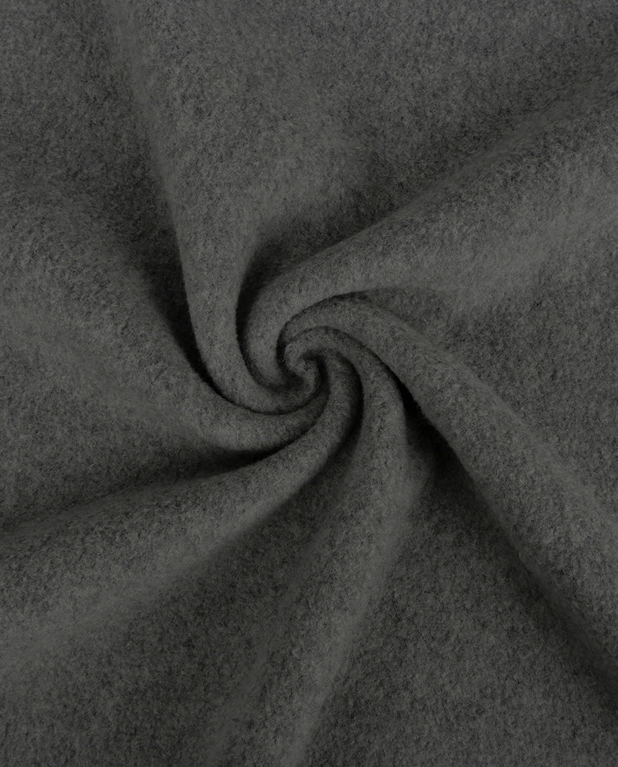 Molton Fleece : 5549 : 168 : Dark Grey