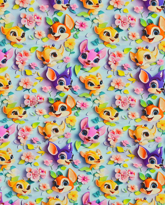 Jersey Digital 3 D Bambi : 5758 : 1 : Light Blue