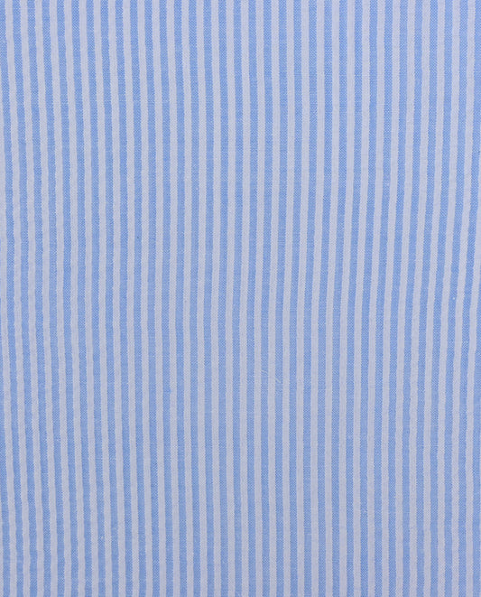 Seersucker Stripe 0.2cm : 5808 : 1 : Light Blue