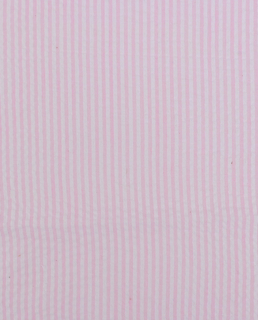 Seersucker Stripe 0.2cm : 5808 : 11 : Rose