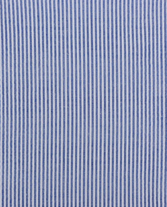 Seersucker Stripe 0.2cm : 5808 : 1101 : Light Jeans