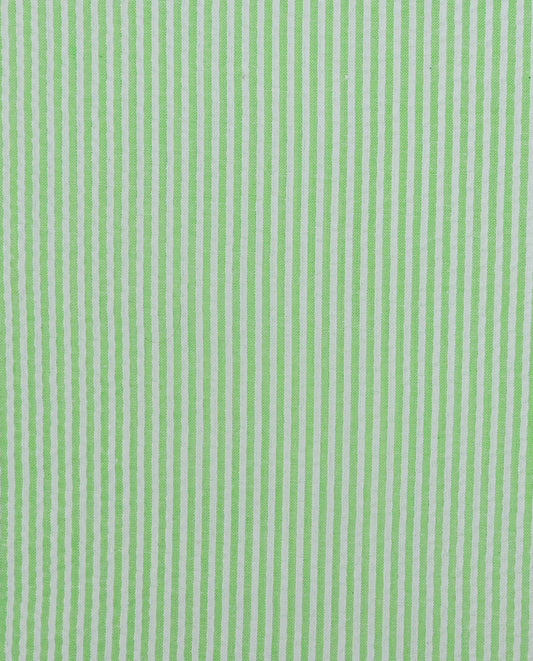 Seersucker Stripe 0.2cm : 5808 : 2025 : Green