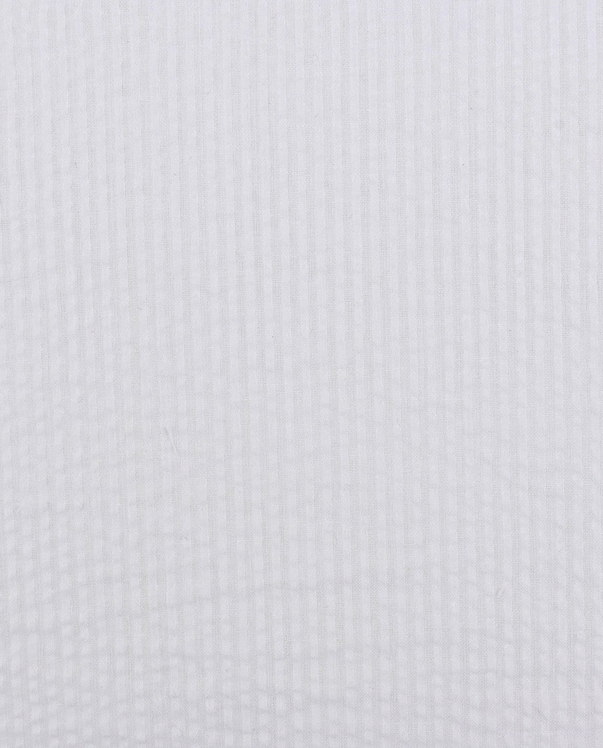 Seersucker Stripe 0.2cm : 5808 : 50 : White