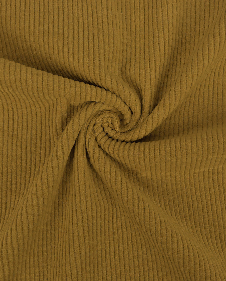 Ribcord Stretch Washed : 5810 : 1034 : Ocher Yellow