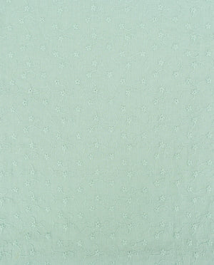 Embroidery Cotton Two Sides Scollop Border : 5817 : 426 : Old Green