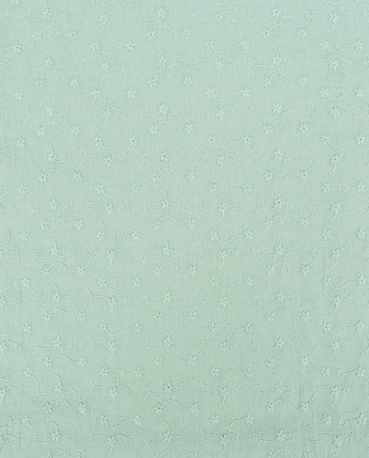 Embroidery Cotton Two Sides Scollop Border : 5817 : 426 : Old Green