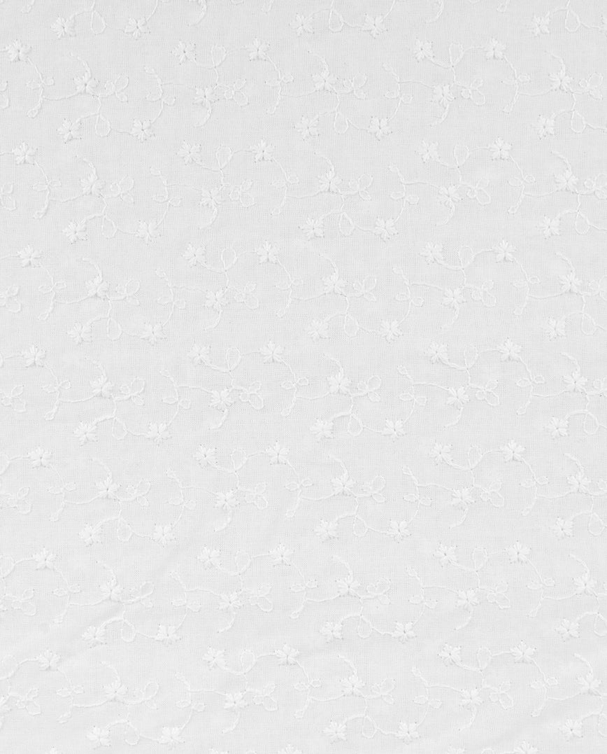 Embroidery Cotton Two Sides Scollop Border : 5817 : 50 : White