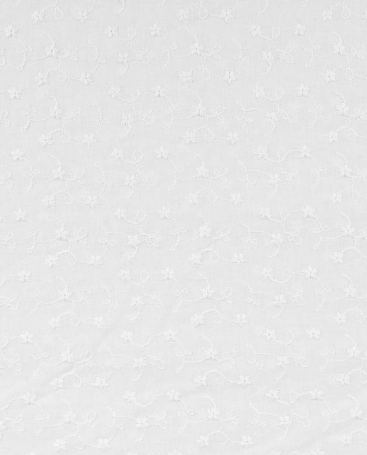 Embroidery Cotton Two Sides Scollop Border : 5817 : 50 : White