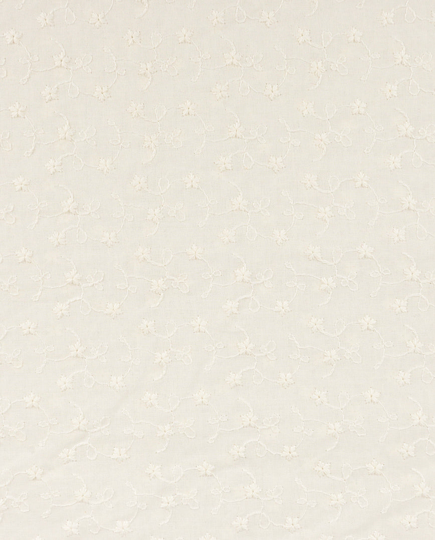 Embroidery Cotton Two Sides Scollop Border : 5817 : 51 : Off White