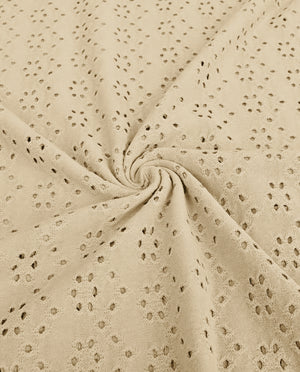 Brodery Jersey : 4892 : 652 : Light Beige