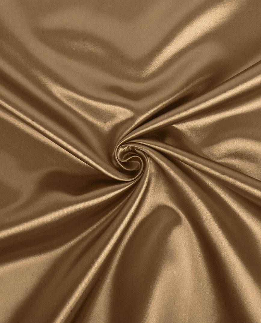 Satin Plain : 9049 : 655 : Brown