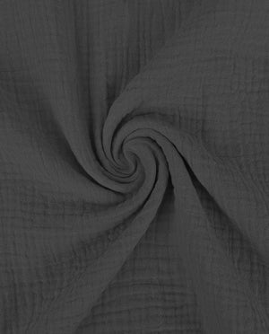 Double Gauze 5656 : 5656 Only 20 M Rolls : 68 : Dark Grey