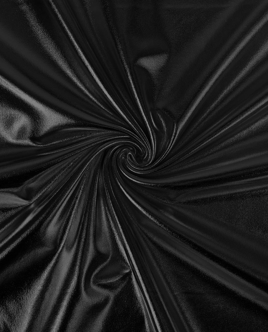 Stretch Foil Fabric : 9000 : 69 : Black