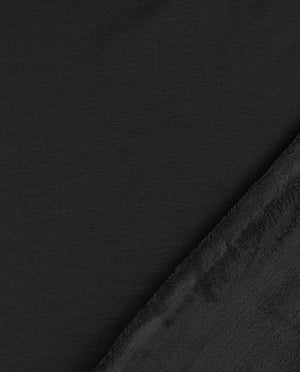 Alpine French Terry (Fleece Backed) Plain : 4997 : 69 : Black