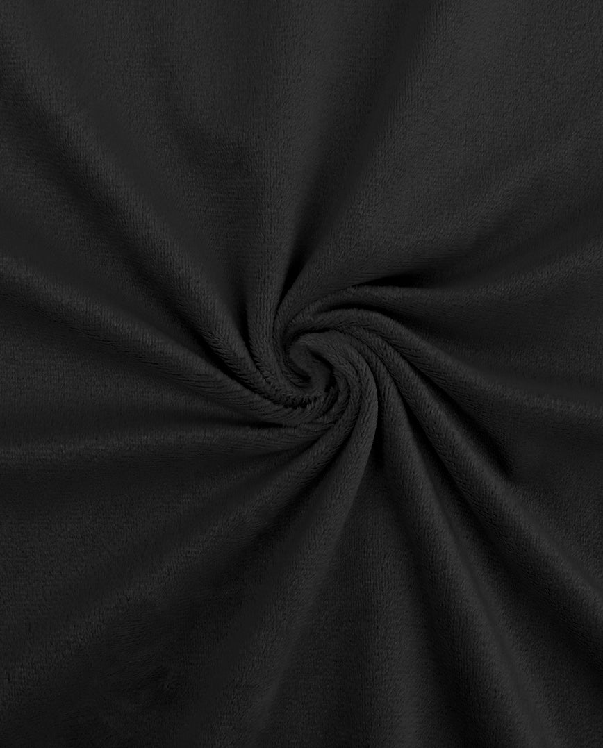 Minky Plain : 5180 : 69 : Black