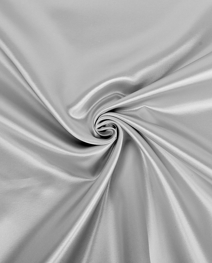 Satin Plain : 9049 : 70 : Silver