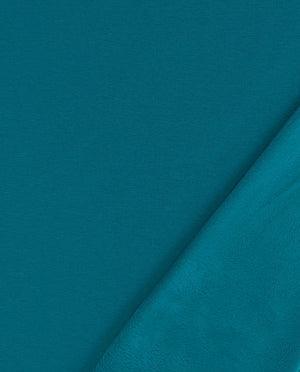 Alpine French Terry (Fleece Backed) Heathered : 4997 : 806 : Dark Petrol