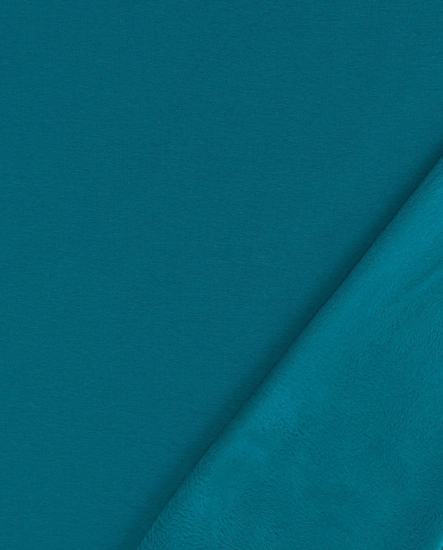 Alpine French Terry (Fleece Backed) Heathered : 4997 : 806 : Dark Petrol