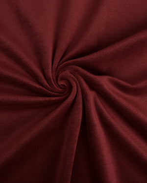 Minky Plain : 5180 : 819 : Dark Bordeaux