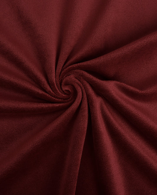 Minky Plain : 5180 : 819 : Dark Bordeaux