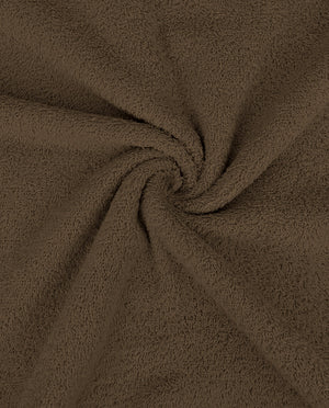 Terry Plain Fabric : 8929 : 1658 : Dark Brown