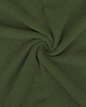 Terry Plain Fabric : 8929 : 28 : Army Green