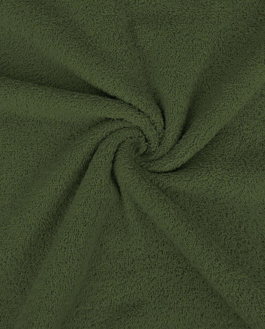 Terry Plain Fabric : 8929 : 28 : Army Green