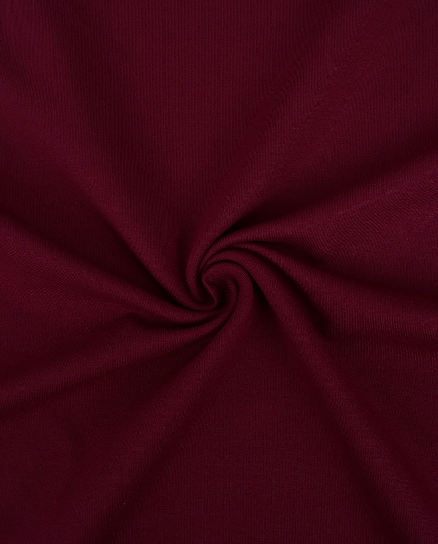 French Terry : 8985 : 1119 : Dark Bordeaux